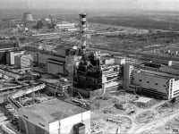 Černobyľ po havárii.