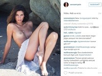 Portugalka Sara Sampaio ukázala holé prsia. Na instagrame zverejnila cenzurovanú fotku. 