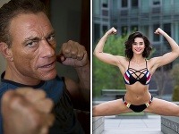 Jean-Claude Van Damme sa môže pochváliť vydarenou dcérou. Jean-Claude Van Damme sa môže pochváliť vydarenou dcérou.