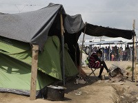 Migranti v Idomeni Migranti v Idomeni