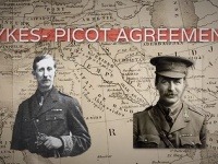 Tvorcovia dohody - Sykes (vpravo) a Picot Tvorcovia dohody - Sykes (vpravo) a Picot