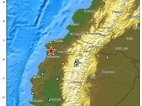 Ekvádor dnes postihlo ďalšie zemetrasenie.
