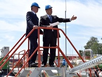 Prezident SR Andrej Kiska navštívil Eustream