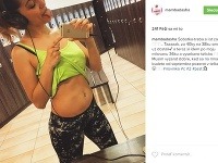 Dáša Šarközyová alias Mamba Dasha sa na Instagrame pochválila svojou schudnutou postavičkou.