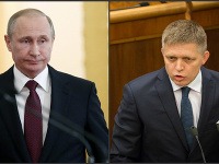 Vladimir Putin a Robert Fico