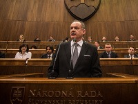 Andrej Kiska v parlamente Andrej Kiska v parlamente