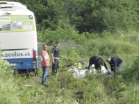 Tragická havária autobusu v Srbsku Tragická havária autobusu v Srbsku