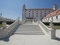 Prípravy na Bratislavskom hrade pred predsedníctvom SR v Rade EÚ 