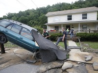 Ničivé záplavy v Západnej Virgínii