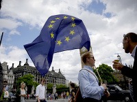 Zástanca zotrvania Británie v EÚ v Londýne