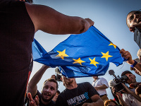 Protest Stop likvidácii Európy