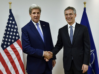 John Kerry a Jens Stoltenberg