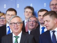 Jean-Claude Juncker a Robert Fico