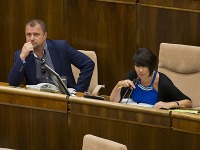 Andrej Hrnčiar a Lucia Ďuriš-Nicholsonová