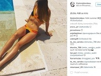 Thylane Blondeau na instagrame bežne zverejňuje fotky v bikinách. 