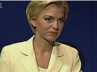 Zlatica Puškárová na začiatku svojej kariéry v Markíze. 