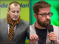 Boris Kollár a Martin Poliačik Boris Kollár a Martin Poliačik