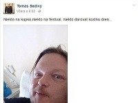 Líder skupiny Para Tomáš Šedivý alias Lasky na sociálnej sieti Facebook prezradil, že ide darovať kostnú dreň.