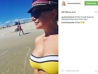 Zuzana Vačková nedávno zverejnila na Instagram fotku s plným dekoltom v plavkách. 