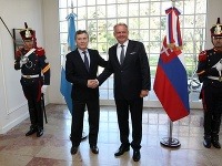 Kiska s prezidentom Argentíny