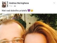 Borisa Kollára už Andrea Heringhová označuje len za dobrého priateľa. 