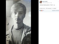 Boris Kollár na Facebook zavesil fotku, na ktorej je ešte ako 17-ročný tínedžer.