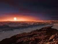 Ilustrácia planéty Proxima B