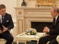 Robert Fico a Vladimir Putin
