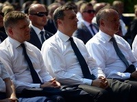 Robert Fico, Andrej Danko a Andrej Kiska