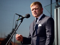 Robert Fico na oslavách SNP Robert Fico na oslavách SNP