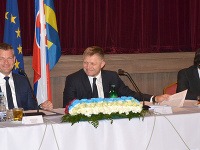 Robert Fico na výjazdovom rokovaní vlády vo Vranove nad Topľou