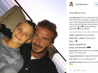 David Beckham svoje ratolesti miluje a rád sa s nimi chváli na sociálnych sieťach. 