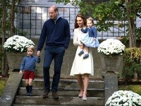Princ William a vojvodkyňa Kate s deťmi