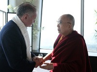 Andrej Kiska sa stretol s dalajlámom
