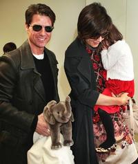 Tom Cruise s manželkou Katie a dcérou Suri