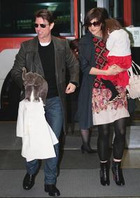 Tom Cruise s manželkou Katie a dcérou Suri