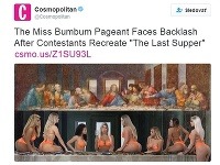 Finalistky súťaže Miss Bumbum  touto fotkou pobúrili verejnosť. 
