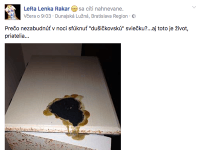 Speváčka Lenka Rakarová alias LeRa zabudla sfúknuť sviečku. Takto jej obhorela skrinka!