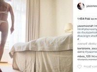 Yazemeenah Rossi zverejnila na instagrame takúto fotku v spodnej bielizni. 