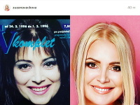 Zuzana Vačková zverejnila na sociálnej sieti Instagram svoju 20 rokov starú fotku.