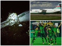 Brazílsky tím Chapecoense a zrútené lietadlo