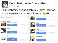 Martin Šmahel dostal po prevalení sa rozchodu od žien množstvo žiadostí o priateľstvo na Facebooku