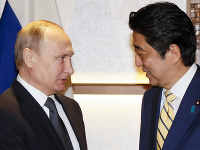 Vladimir Putin a Šinzó Abe Vladimir Putin a Šinzó Abe