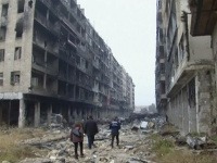 Z bombardovaného Aleppa zostali ruiny