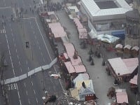 Zdemolované vianočné trhy v Berlíne Zdemolované vianočné trhy v Berlíne