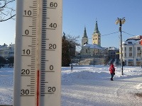 Včerajšia zima v Žiline. Včerajšia zima v Žiline.