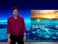 Michal Jančařík je moderátorom počasia na televízii Nova.