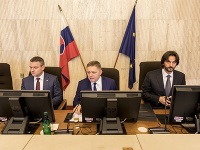 Peter Pellegrini, Robert Fico a Robert Kaliňák Peter Pellegrini, Robert Fico a Robert Kaliňák