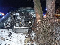 Dopravná nehoda, ktorá sa stala dnes ráno v považskobystrickej mestskej časti Považské Podhradie.