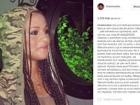 Speváčka Tina svojim príspevkom na Instagrame mnohých fanúšikov prekvapila.